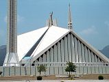 03 Islamabad Shah Faisal Mosque Built in 1985, the beautiful Shah Faisal Mosque was designed by a renowned Turkish Architect, Vedat Dalokay, and named after late King Faisal of Saudi Arabia, who donated most of the US$50 million cost.